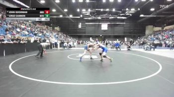 113 lbs 5th Place Match - Cruz Cannon, Hutchinson vs John Goodman, Andover