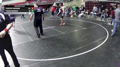 195 lbs Semifinal - Brantly Sells, Falls City Wrestling Club vs Clay Schueth, Double Dog Wrestling