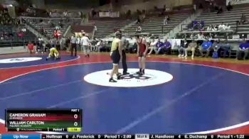 4A 126 lbs Cons. Round 2 - William Carlton, Pulaski Academy vs Cameron Graham, Glen Rose