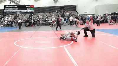 100-H lbs Quarterfinal - Chase Morgan, Mat Assassins vs Bryce LeMonier, Savage Wrestling Academy
