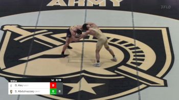 165 lbs Dual - Sahm Abdulrazzaq, Army vs David Key, Navy