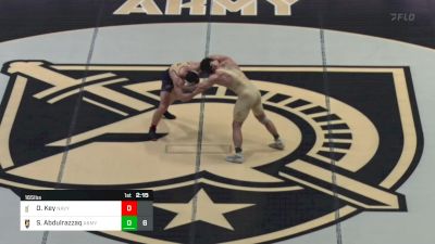 165 lbs Dual - Sahm Abdulrazzaq, Army vs David Key, Navy