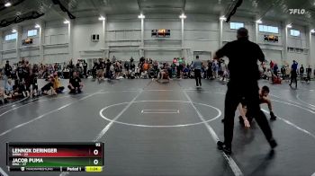 92 lbs Round 8 (10 Team) - Jacob Puma, DWA vs Lennox Deringer, SHWA