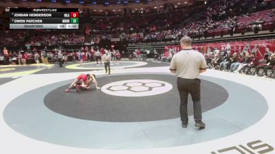 132 lbs Quarters - Jordan Henderson, Indian Lake vs Owen Patchen, Monroeville
