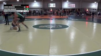 174 lbs Quarterfinal - Brayden Benson, Tiffin vs Aiden Ashburn, John Carroll University
