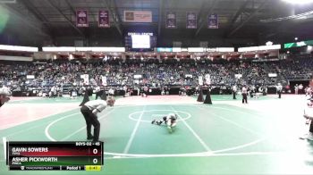 45 lbs Cons. Semi - Gavin Sowers, TVY2 vs Asher Pickworth, PWCA