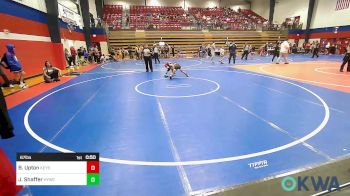 67 lbs Final - Brackton Upton, Keystone Kids vs Jaxon Shaffer, Hilldale Youth Wrestling Club