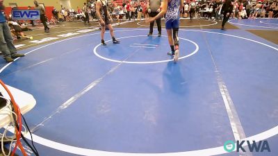 110 lbs Semifinal - Porter Chaney, Vinita Kids Wrestling vs Sawyer Dorton, Grove Takedown Club