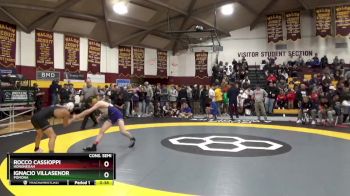 106 lbs Cons. Semi - Rocco Cassioppi, Hononegah vs Ignacio Villasenor, Pomona
