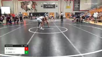 172 lbs Semifinal - Nathan Ridgley, Gettysburg vs Jamal Lewis, York Suburban