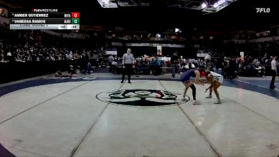 Girls 100 lbs Cons. Round 3 - Vanessa Ramos, Albuquerque vs Amber Gutierrez, Miyamura