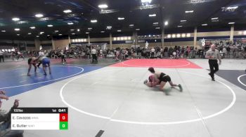 102 lbs Consi Of 8 #2 - Evan Cavazos, Immanuel HS vs Elijah Butler, Northview