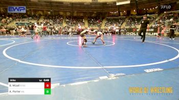 61 lbs Consi Of 8 #1 - Baylee Mizell, Stronghold Wrestling Club vs Adalynn Porter, Willard Youth Wrestling