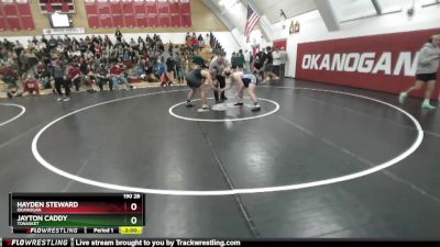 190 2B Semifinal - Jayton Caddy, Tonasket vs Hayden Steward, Okanogan