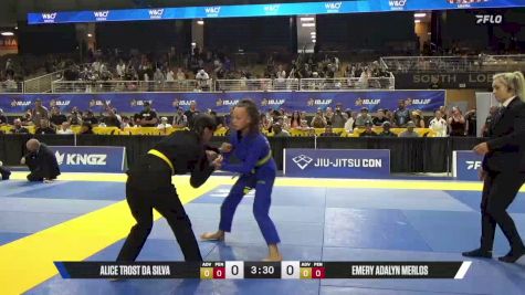 Emery Adalyn Merlos vs Alice Trost Da Silva 2026 Pan Kids Jiu-Jitsu IBJJF Championship