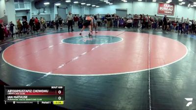 144 lbs Cons. Round 4 - Ian Mathuse, Powhatan Youth Wrestling Club vs Abyanmustafiz Chowdhury, Liberty Mat Club