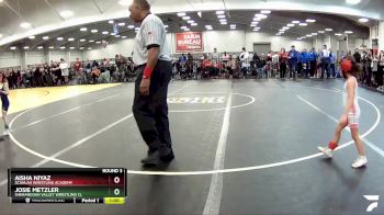 37-41 lbs Round 3 - Josie Metzler, Shenandoah Valley Wrestling Cl vs Aisha Niyaz, Scanlan Wrestling Academy