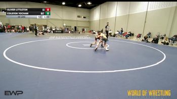 80 lbs Quarterfinal - Oliver Littleton, Cajun Cowboys 14U vs Colston Yocham, Mat Warriors 14U