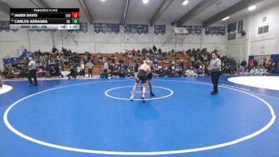 136 lbs Champ. Round 2 - Carlos Adragna, Gilroy vs Jaden Davis, Christopher