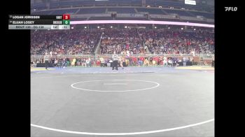D3-138 lbs Cons. Round 1 - Elijah Losey, Brooklyn Columbia Central vs Logan Jorissen, Hart