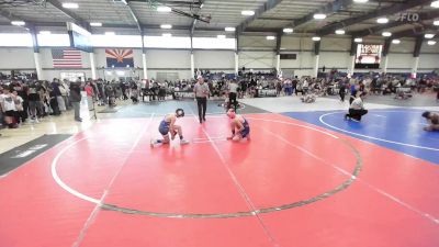 89 lbs Quarterfinal - Brantley Paminto, Gladiator Wrestling vs Hector Gutierrez, Mustang WC