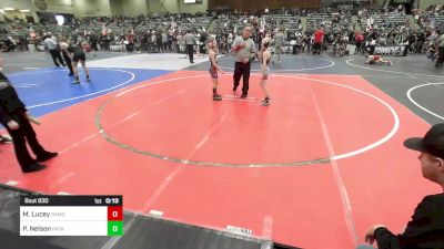 69 lbs Consi Of 16 #2 - Mason Lucey, Damonte Mustangs WC vs Parker Nelson, Patriot Mat Club