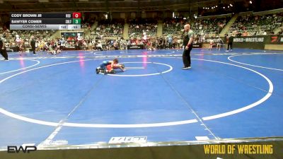 61 lbs Consolation - Cody Brown Jr, Red Cobra Westling Academy vs Sawyer Comer, Sebolt Wrestling Academy