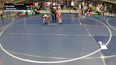 66 lbs Cons. Quarters - Cash Burns, Midway WC vs Seth Mattox, Scrap Yard Garage
