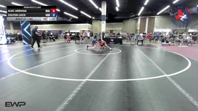 126 lbs Final - Alec Arriaga, Wesley Club Wrestling vs Colton Lock, Cardinal Wrestling Club