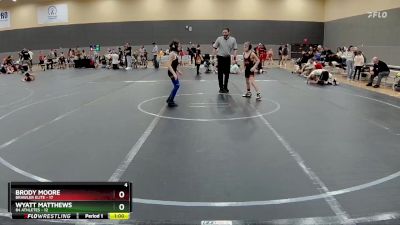 72 lbs Round 4 (10 Team) - Wyatt Matthews, 84 Athletes vs Brody Moore, Brawler Elite