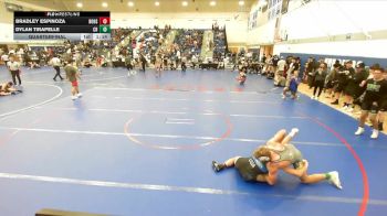 165 lbs Quarterfinal - Bradley Espinoza, Brea Olinda High School vs Dylan Tirapelle, Clovis High