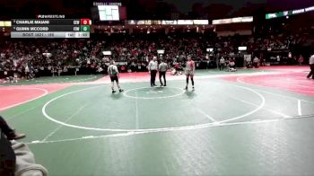 180 lbs Cons. Round 4 - Quinn McCord, FOWCA vs Charlie Maiani, CEW1