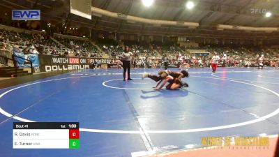 92 lbs Round Of 32 - Rye Davis, Honey Badgers Wrestling Club vs E Turner, HURRICANE WRESTLING ACADEMY