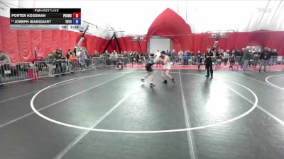 144 lbs Cons. Round 1 - Porter Kossman, Prairie Du Chien Wrestling Club vs Joseph Jeanquart, Team Nazar Training Center