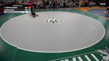 117-130 lbs Cons. Round 1 - Trenton Edens, Kewanee vs Kayne Hayes, Pekin High Schhol