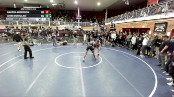 150 lbs Champ. Round 3 - John Montclair, Belgrade vs Dakota Anderson, Orting