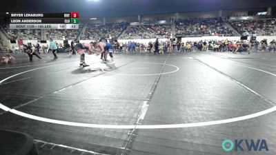 195 lbs Round Of 16 - Bryer Lenaburg, Hinton Takedown Club vs Leon Anderson, Elgin Wrestling