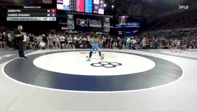 126 lbs Cons. Sub-rd Of 64 - Aiden Pia, KS vs Caiden Rosario, OH