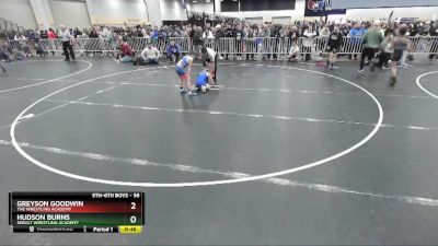 58 lbs Champ. Round 1 - Greyson Goodwin, The Wrestling Academy vs Hudson Burns, Sebolt Wrestling Academy