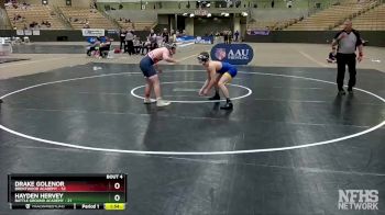 150 lbs Placement (4 Team) - Drake Golenor, Brentwood Academy vs Hayden Hervey, Battle Ground Academy