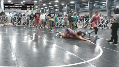 145 lbs Round 3 (12:30 Saturday) - Aisha Abdussamad, Misfits vs Kaeli Rae Forrester, Minnesota Funky Singlets
