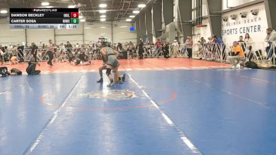 120 lbs Round 3 (12:30pm Saturday) - Dawson Beckley, Oklahoma Elite vs Carter Sosa, Rough House W.C.