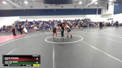 105 lbs Round 2 - Mattox Root, Legacy WC vs Jayce Powers, CVBJJ