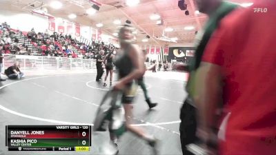 120 lbs Cons. Round 2 - Danyell Jones, Stockdale vs Kashia Pico, Valley Center