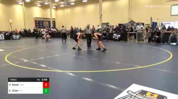 125 lbs Prelims - Kyler Reed, Tussey Mountain vs Elijah Elser, Pittsburgh