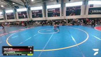 60 lbs Cons. Round 3 - Jax Alderete, El Paso Wildcats Wrestling Club vs Huck Bass, Spring Klein Wrestling Club