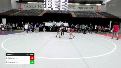 110 lbs Rr Rnd 4 - Lily Frisch, Georgia vs Katherine Panone, Level Up Wrestling Center