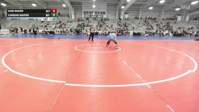 120 lbs Rr Rnd 1 - Sam Baker, BattleHawks - HSB vs Carson Naifeh, Mat Warriors White HS - HSB