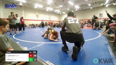 85 lbs Final - Cooper Johnson, Powerhouse Elite 9u vs Jagger Autry, Broken Arrow Wrestling Club