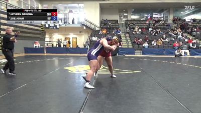 207 lbs Quarterfinal - Zoe Adam, Sioux Falls vs Jayleen Sekona, Colorado Mesa University
